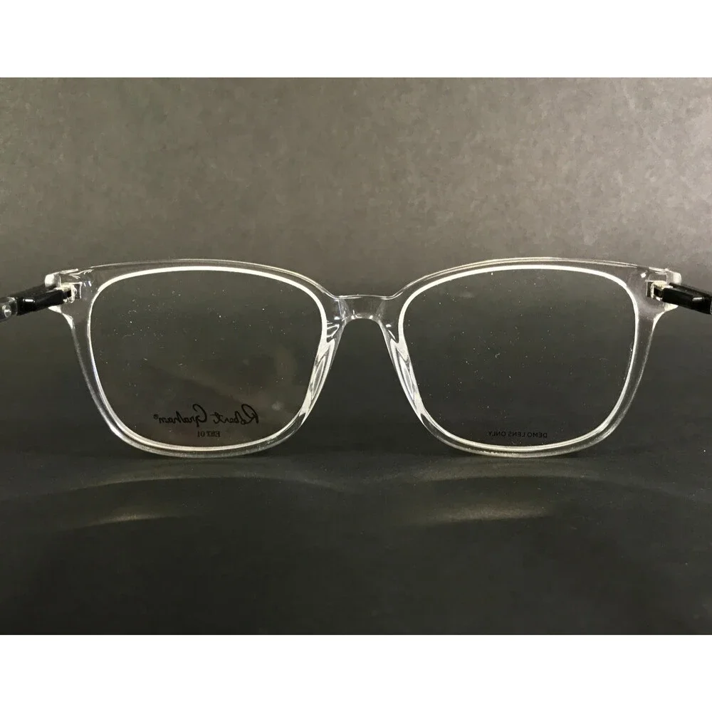 Robert Graham Eyeglasses Frames TRITON CLR Clear Rectangle Full Rim 54-17-145